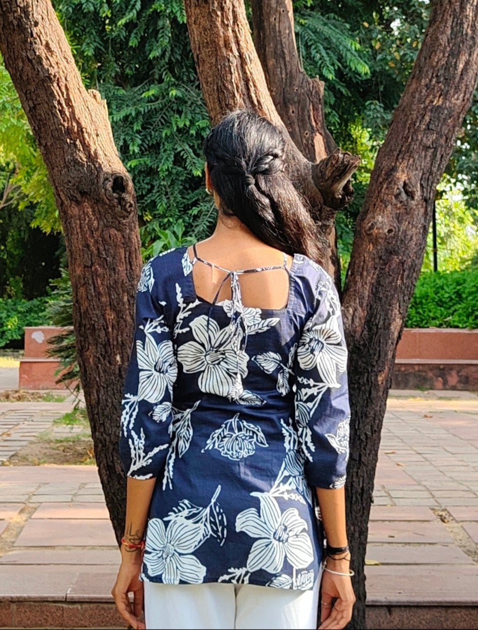 NAIRA BLUE KURTI